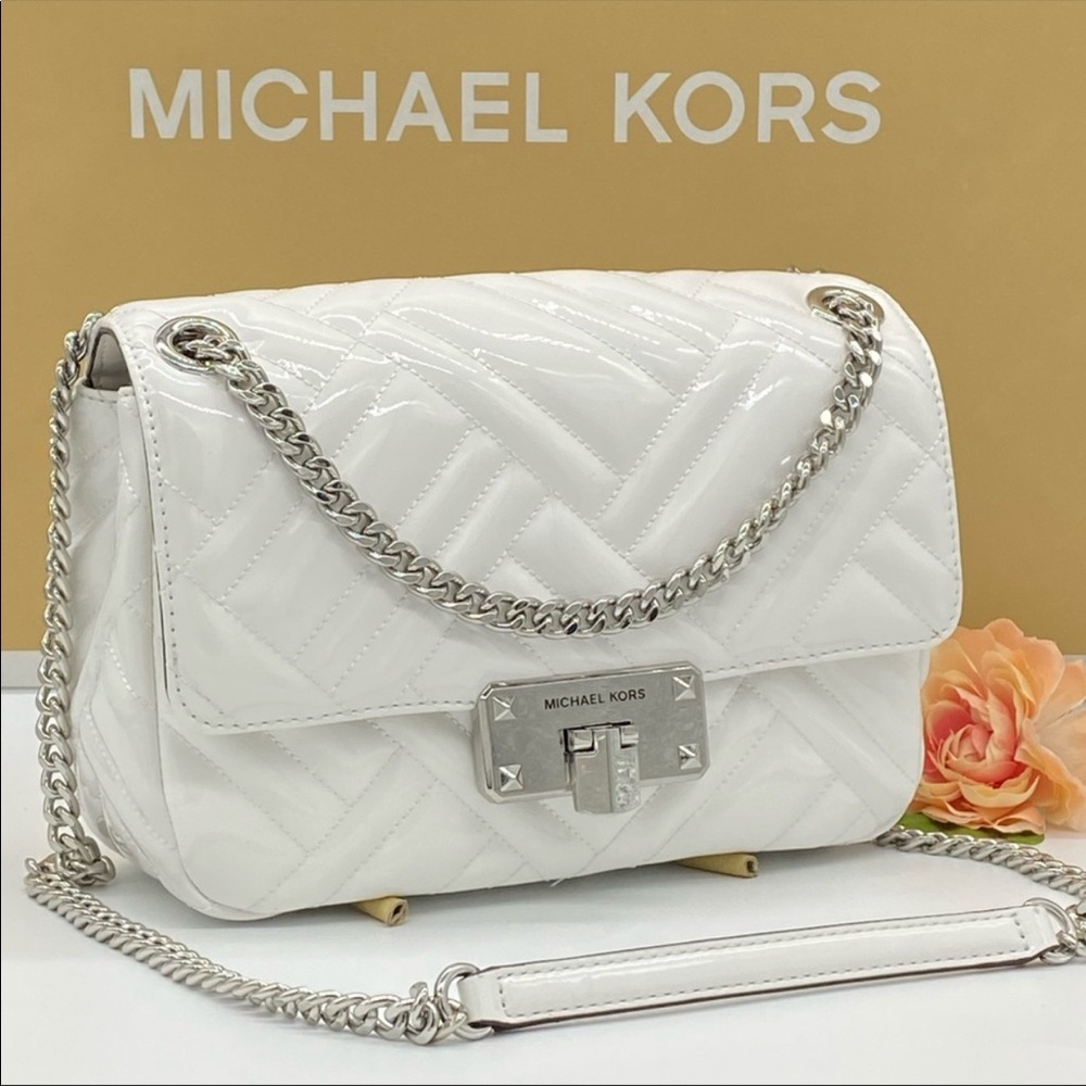 MICHAEL KORS PEYTON MEDIUM SHOULDER FLAP - Picture 11 of 15